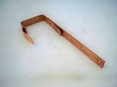 Rinnenhalter / Eckig aus Kupfer