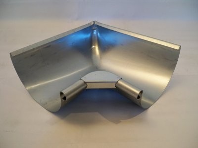Rinnenwinkel / Innen / 90 Grad / Halbrund aus Titanzink